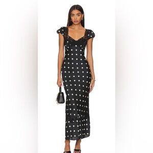 New Free People Butterfly Babe Midi Dress